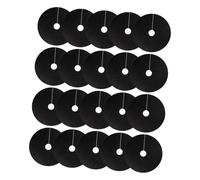 BESPORTBLE Lot de 20 Anneaux De Protection Contre Les Mauvaises Tapis De Protection pour Arbre Membrane Respirante Protection du Tronc d'arbre Paillis Non Tissé Protection