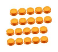 BESPORTBLE Lot De 20 Bouchons D'Étanchéité Pour Biberons Bouchons À Vis Orange En Polypropylène De Qualité Alimentaire