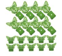 BESPORTBLE Lot de 20 Clips Muraux pour Plantes Clips De Fixation pour Plantes Clips Muraux Clips pour Treillis Clips d'escalade Clips pour Feuilles Clips De Jardin Abs Vert