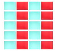 BESPORTBLE Lot de 20 Feuilles de Filtres D’Éclairage en PVC Transparent Coloré 03 MM Format A4 210×297 MM Filtres Gélatines Rouges et Verts pour Usages Pédagogiques Loisirs Créatifs et