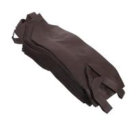 BESPORTBLE Lot de 20 Paquet à Vin Individuels en Tissu Non Tissé Épais Paquet Présent pour Bouteille de Vin Pochette Porte-Bouteille Réutilisable avec Poignées Couleur Café Format