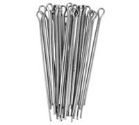 BESPORTBLE Lot de 20 Porte-Mèches en Métal Argenté Outil pour Centrer Les Mèches de Bougies DIY Accessoires pour Fabrication de Bougies Chauffe-Plat et Lampes à Huile pour Fêtes et