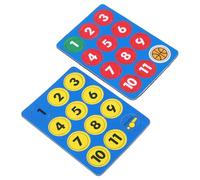 BESPORTBLE Lot de 24 Aimants Ronds Magnétiques pour Tableau de Coaching Basket, Marqueurs Pédagogiques pour Planification Stratégique, Accessoires Magnétiques Portables pour Entraînement