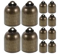 BESPORTBLE Lot de 25 Cloches Décoratives De Noël en Bronze Style Vintage en Forme De Trompette Carillon Éolien Rétro Style Antique en Bronze Doré