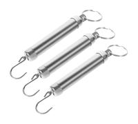 BESPORTBLE Lot de 3 Balances Mécaniques à Ressort Suspendues Mini Balance à Crochet Portable en Acier Robuste Suspendue pour Aliments et Bagages et Activités de Plein Air pour Voyages
