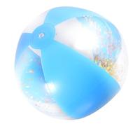 BESPORTBLE Lot De 3 Ballons De Plage Gonflables Pour Enfants Balles De Piscine À Paillettes Jouets De Plage En Pvc