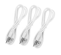 BESPORTBLE Lot de 3 Câbles Chargeur USB 25 MM Connecteur 19 MM Câble de Rechange pour Charge Rapide Compatible Chargeur pour Jouets et Brosses à Dents Électriques