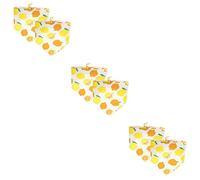 BESPORTBLE Lot De 3 Foulards Triangulaires Tendance pour Chien Motif Fruits Bandanas Lavables pour Chiot Chat Chien Fournitures De Fête Foulard 2 Pièces X 3