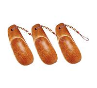 BESPORTBLE Lot de 3 -Pieds en Bois Portable Aide-Chaussures Petit -Pied pour Voyage Structure Simple pour Seniors et Femmes Enceintes