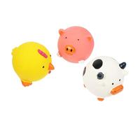 BESPORTBLE Lot De 3 Sets De Jouets Couineurs en Latex Naturel pour Chien, Jouet Sonore De Dentition Résistant, Format Mini, Adapté Aux Chiots pour Jeu Interactif Stress