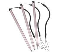 BESPORTBLE Lot de 3 Stylets Tactiles Universels Rose pour Smartphone et Tablette Stylet Capacitif Précis pour Écriture et Dessin Compatible Multi-Appareils Apprentissage et Travail en