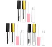 BESPORTBLE Lot De 3 Tubes De Mascara Vides Pour Produits De Toilette Gloss Maquillage Volume Teinté À Presser À Lèvres Brillant Longs Cosmétiques Wow Pour Un Mascara Durable