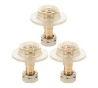 BESPORTBLE Lot de 3 valves de Rechange pour Gilets de Sauvetage - Valves en Fer et cuivre pour bouées gonflables - Pièces de Rechange étanches et faciles à Installer pour Le gonflage en Cas