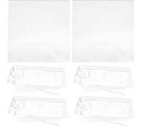 BESPORTBLE Lot de 30 Pochettes Extérieures Adhésives pour Disques Vinyle Protection Anti-Poussière et Anti-Traces Format M Plastique Opp Transparent Accessoires Indispensables pour