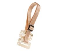 BESPORTBLE Lot De 4 Bandeaux De Réglables Avec Clips Produits D'Étirement Du Visage Sangle De En Nylon Beige