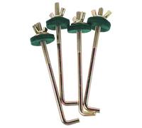 BESPORTBLE Lot de 4 Boulons Métalliques pour Pédale de Sustain de Piano Vis de Réglage, Crochet de Liaison de Pédale en Métal et Feutre, Kit D’Entretien et Réglage pour Piano Mécanique,