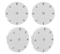 BESPORTBLE Lot de 4 Boutons de Commande de Remplacement pour Réfrigérateur Congélateur Bouton de Réglage de Température Thermostat 7 Positions Contrôle Précis pour Frigo et Freezer