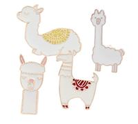 BESPORTBLE Lot De 4 Broches Créatives En Forme De Pour Écharpe Et Vêtements, Accessoires Décoratifs Animaux, Badges Épingle Faciles à Fixer Pour Cadeau Anniversaire (modèles 1 à 4)