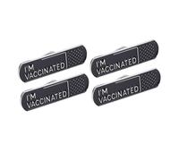 BESPORTBLE Lot De 4 Broches Décoratives Pour À Motif Vacciné Pour Femmes Et Hommes