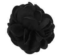 BESPORTBLE Lot De 4 Broches Vintage En Forme De Rose Pour Femme Idéales Pour Un Concert Un Hijab Un Col Une Robe Un Vêtement Une Cravate Une Rose Une Dentelle Un Tissu Noir