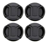 BESPORTBLE Lot de 4 Caches D’Objectif à Pincement Central 55 MM Protecteurs D’Objectif D’Appareil Photo Anti-Poussière Légers et Compacts Accessoires Photo Indispensables pour Protéger