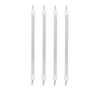 BESPORTBLE Lot De 4 Éléments Chauffants Enfichables De Remplacement Tube en Quartz Tige Chauffante en Quartz Élément De Four De Torréfaction Tube Chauffant De Poêle