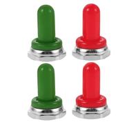 BESPORTBLE Lot de 4 embouts de sélecteur de micro pour guitare électrique - Protection étanche pour bouton de sélecteur de micro - Accessoires pour guitare électrique - Couleurs assorties