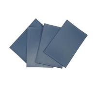 BESPORTBLE Lot de 4 Fausses Tuiles de Toit Miniatures en PVC Bleu Ancien, Échelle 1/100, Décor Réaliste pour Modélisme, Bricolage DIY et Paysage Micro-paysager, Accessoires pour Maison
