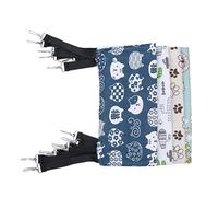 BESPORTBLE Lot De 4 Hamacs Double Face en Polaire pour Petits Animaux De Compagnie Couleurs Idéal pour Jouer Et Se Reposer