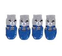 BESPORTBLE Lot De 4 Paires De Chaussettes Dextérieur pour Animaux De Compagnie Respirantes Non Tendance Design Dessin Animé Faciles À Nettoyer Taille L