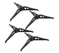 BESPORTBLE Lot de 4 Pieds de Support Amovibles pour Sapin de Noël Artificiel Base de Rechange Vert Foncé 12 CM Stabilité Renforcée pour Décoration Festive et Installation Rapide sans Outil