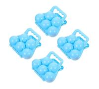 BESPORTBLE Lot de 4 Pinces à Boules de Neige pour Garçon et Filles d'Extérieur Hiver Fabrication Facile de Boules Plastique Sûr Couleur Aléatoire pour Jeux de Neige en Couleur Aléatoire