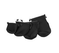 BESPORTBLE Lot de 4 Pochettes Étanches en Néoprène pour Objectif d'Appareil Photo Protections Élastiques Résistantes à l'eau Adaptées à Différents Formats pour Photographe Voyageur et
