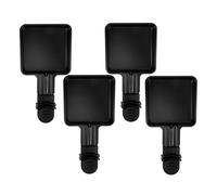 BESPORTBLE Lot de 4 Poêles à Fromage Carrées Antiadhésives 9X9 CM en Acier Inoxydable Poignée Mini-Plats pour Fondue et Cuisson au Barbecue pour Raclette et Usage Ménager