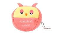 BESPORTBLE Lot de 4 Porte-Monnaie Peluche 3D en Polyester Doux, Mignons et Compacts, pour Femmes et Jeunes Filles, Usage Quotidien, Modèles Hibou Rouge, Panda Bleu, Ours Timide