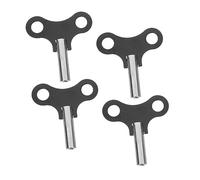 BESPORTBLE Lot De 4 Remontoirs À Clé pour Horloge Mécanisme De Réparation Clés Accessoires Kit De Réparation Pièces D'Horloge Réparation De Remontoirs en Métal