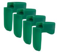 BESPORTBLE Lot de 4 Repose-Pouces en Silicone Souple pour Clarinette Coussins Ronds Verts Accessoires Légers et Confortables pour Soulager la Pression du Pouce Lors Pratique Instrumentale