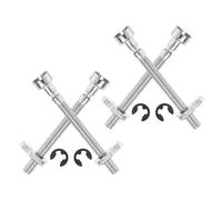 BESPORTBLE Lot de 4 Sets de Vis de Réglage de Tendeur de Chaîne pour Tronçonneuse Électrique, Pièces de Chaîne Robustes en Acier, Kit de Réglage Adaptable pour Entretien et