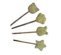 BESPORTBLE Lot De 4 Sucettes pour Chats Favorisant La Digestion Friandises pour Animaux De Compagnie Collations Saines en Forme De Bâtonnets Bonbons pour Chats