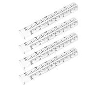 BESPORTBLE Lot de 4 Tubes de Rechange en Verre Transparent pour Pluviomètre Extérieur Cylindre de Mesure Précis des Précipitations Compatible Jardin et Pelouse Résistance aux Températures