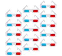 BESPORTBLE Lot de 40 Lunettes de Vision 3D Jetables en Papier Anaglyphes Rouge Bleu, Légères et Universelles pour Films 3D, Jeux et DVD, Accessoires Cinéma Adaptés à Toute la Famille