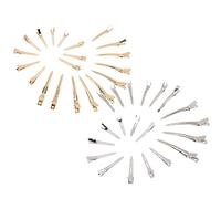 BESPORTBLE Lot de 40 Pinces à Cheveux en Pinces Alligator Élégantes pour Coiffure Accessoires de Salon et Maison et Faciles à Utiliser pour Femmes et