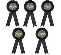 BESPORTBLE Lot De 5 Badges Décoratifs Pour Fête D'Anniversaire D'Enfant Épingle Décorative En Ruban Épingle « C'Est Mon Anniversaire » Épingle « Anniversaire De Fille »