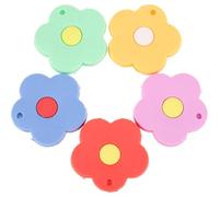 BESPORTBLE Lot de 5 Couvre-Clés en Silicone Colorés à Fleurs Protection pour Clés de Maison Couvre-Clés Mignons en Silicone Accessoires Décoratifs pour Identification Facile Usage