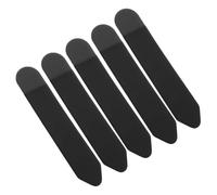 BESPORTBLE Lot de 5 Housses Adhésives Antidérapantes pour Stylet Manchon Extensible en Élasthanne Noir Protection Rayures et Saleté Accessoires pour Tablette et Carnet