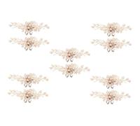 BESPORTBLE Lot De 5 Paires De Pinces À Chaussures En Forme De Fleur Pour Décoration De Chaussures De Mariage Breloques Pour Enterrement De Vie De Jeune Fille Décorations De Chaussures De