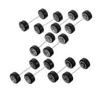 BESPORTBLE Lot De 5 Paires De Pneus Moulés en Alliage pour Voiture Télécommandée Bateau Hélicoptère Camion Modèle Réduit De Voiture Pièces De Rechange Roues De Essieux Pneus pour