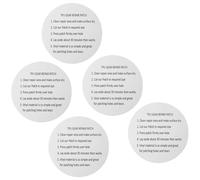 BESPORTBLE Lot de 5 Patchs Adhésifs Transparents en TPU Étanches et Robustes pour Réparation Rapide de Tentes Auvents et Matelas Pneumatiques Kit de Réparation d'Auvent Pratique et