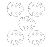 BESPORTBLE Lot de 5 Supports en Fer pour Plantes Grimpantes de Feuille de Monstera Treillis de Jardin Robuste pour Tiges Stabilisateurs Verts pour Croissance Verticale des Fleurs en