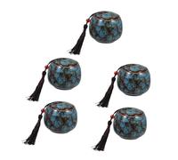 BESPORTBLE Lot de 5 Urnes en céramique pour Cendres de Petits Chiens et Chats - Mini boîte à Cendres élégante pour Animaux de Compagnie, idéale pour Les funérailles et Les hommages.